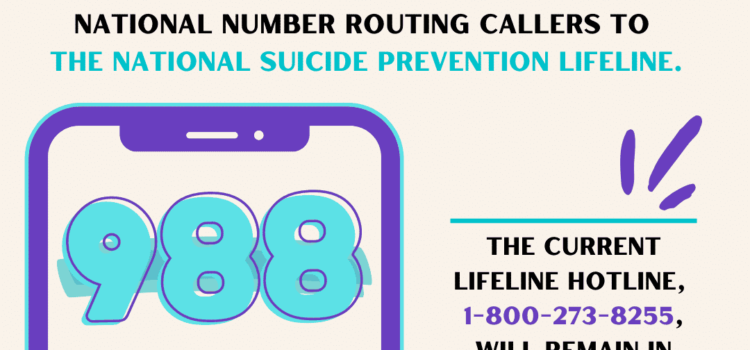 Groveland Police and Fire Departments Share Information on New National Suicide Prevention Lifeline Number