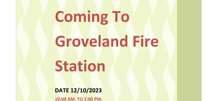 Santa Claus is Coming to the Groveland Fire Station!