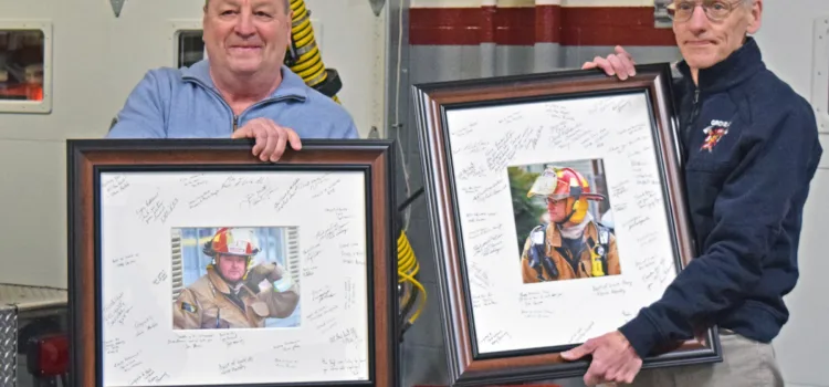 Groveland Fire Department Recognizes Lt. Al Credit and Firefighter Tracy Gilford Upon Their Retirements