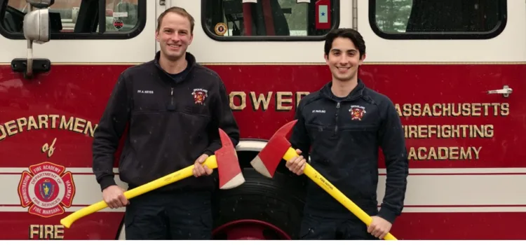 Two Groveland Firefighters Graduate from Massachusetts Firefighting Academy’s Call/Volunteer Trainging Program